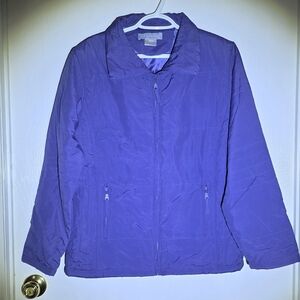 Women's Purple Area Code Lightweight Jacket, Size S